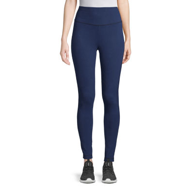 Grand Slam Womens High Rise Moisture Wicking Full Length Leggings, Color:  Blue Horizon Htr - JCPenney