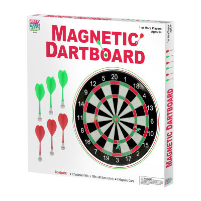 Toy Centre 18 inch Full Size Magnetic Dart Board Game With 6 Darts Board Game  Dart Board Board Game - 18 inch Full Size Magnetic Dart Board Game With 6  Darts Board