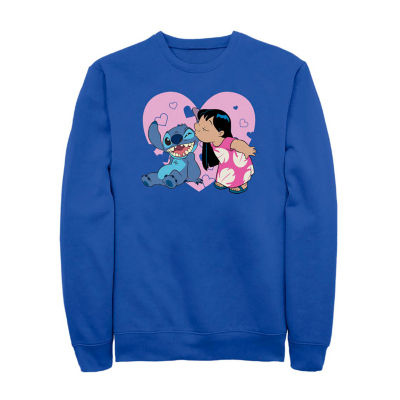 Ladies Lilo and Stitch Sweatshirt - Ladies Classic Lilo and Stitch Hoodie  Sweatshirt Purple, Large 