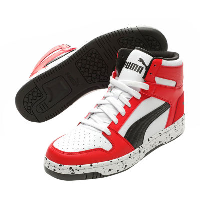 perturbation expiration coat Puma Rebound Layup Speckle Mens Basketball Shoes, Color: White Black Red -  JCPenney