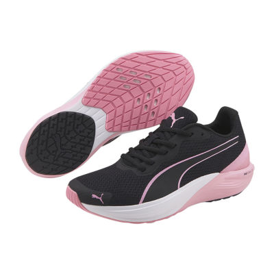 Black and shop pink pumas