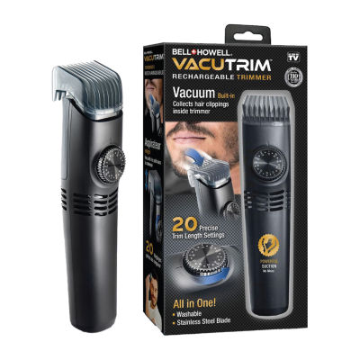 Bell + Howell Vacutrim Rechargeable Hair Trimmer 8760, Color: Black -  JCPenney
