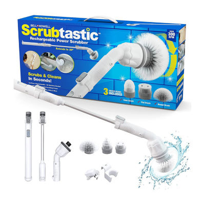 Sonic Scrubber 4 Brush Heads Bathroom Tool Detailed Power Cleaner NOS