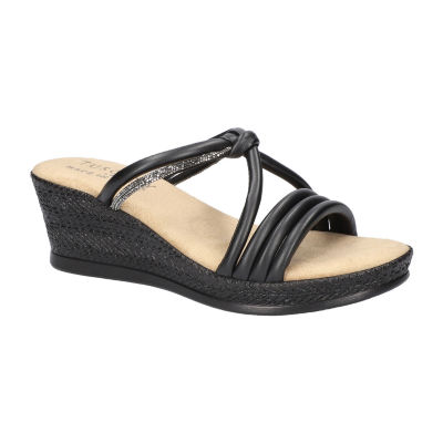 Jcpenney white wedge on sale sandals