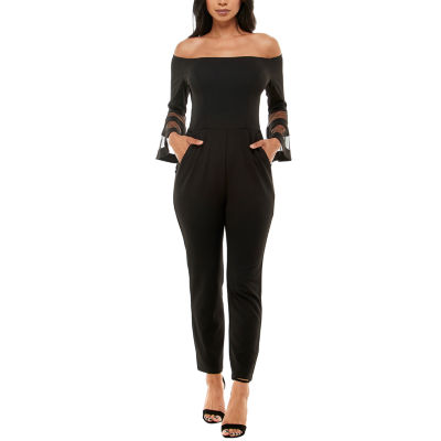 Black 2024 pantsuit romper