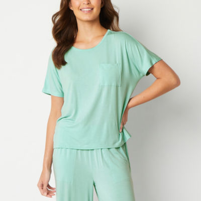 Ambrielle Womens Sleeveless V Neck Pajama Top - JCPenney