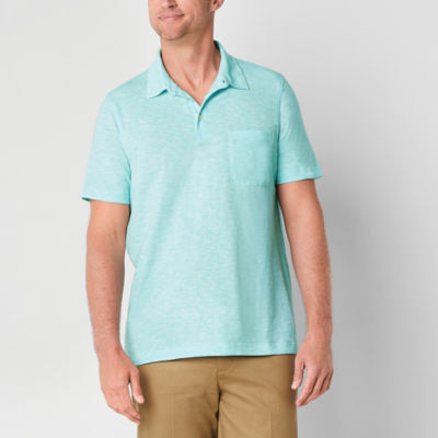 St. John s Bay Super Soft Jersey Mens Classic Fit Short Sleeve Pocket Polo Shirt