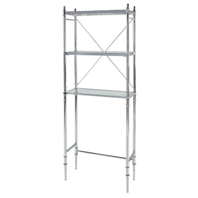 Kenney 3-Tier Over the Toilet Space Saver, Color: Polished Pewter - JCPenney