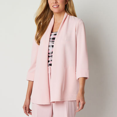 Black Label by Evan-Picone Suit Jacket, Color: White Tutu Pink - JCPenney