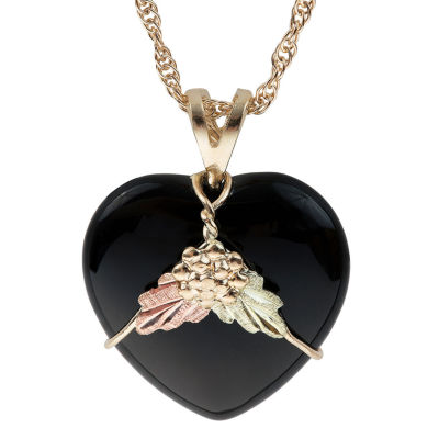 Genuine Black Hills store Gold angel heart pendant