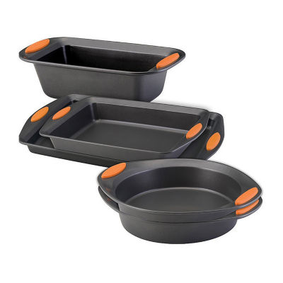 Rachael Ray Oven Lovin' 5-Piece Bakeware Set, Gray