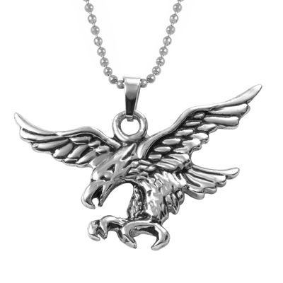 Necklace Pendant Accessories Titanium Steel Necklace Men' S Stainless Steel  Bullet Eagle Pendant - China Men's Necklace and Pendants price