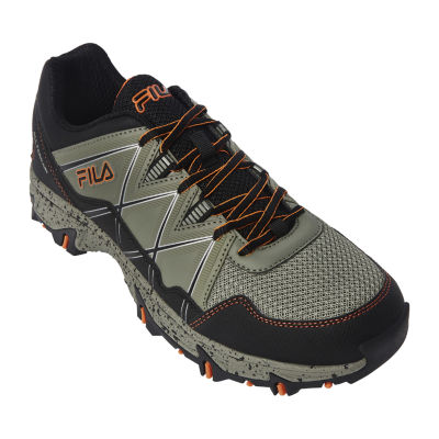 Mantel Indica offset Fila AT Peake 24 Trail Mens Walking Shoes, Color: Gray Blk Orange - JCPenney