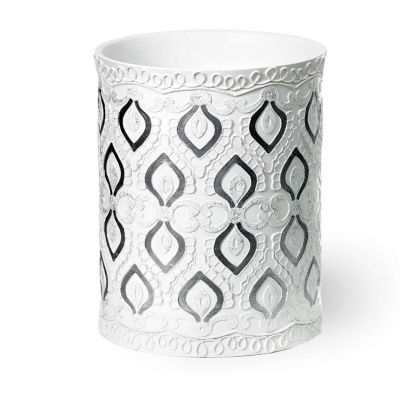 Popular Bath Monaco Trash Can 942996, Color: White - JCPenney