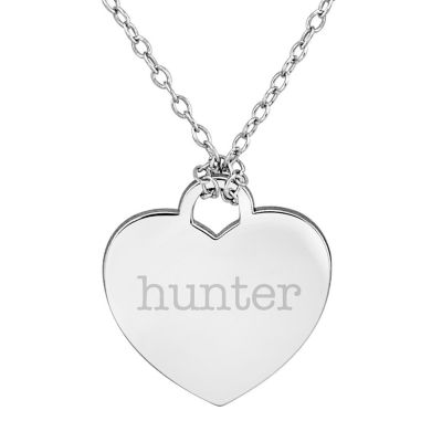 Hunter deals name necklace