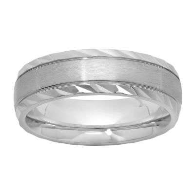 Seamless Stainless Steel Ring by JB Prince - 2.3 x 2.9 inches