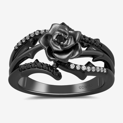 Disney black deals rose ring