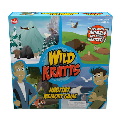 400px x 400px - Pressman Wild Kratts Habitat Memory Game, Color: Multi - JCPenney