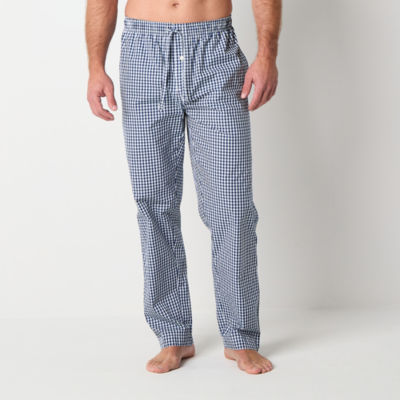 St. John's Bay Men Elastic Waist Sleep Pants Cotton Pajamas Size