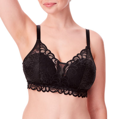 Lace Desire Underwire Bra, Full-Coverage Lace Bra with Underwire Cups,  Adjustment Type Large Chest Show Small Plunging Underwire Bra for Everyday,  Blue, 40/90C 
