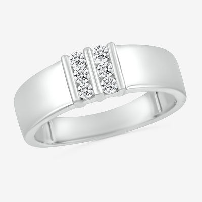 2 CT. T.W. Mined White Diamond 10K White Gold Band - JCPenney