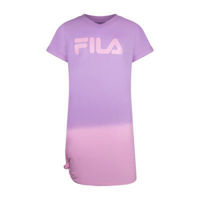 goochelaar uitzetten Portiek Fila Big Girls Short Sleeve Cuffed Sleeve Ombre T-Shirt Dress - JCPenney