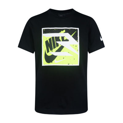 Nike Boys' 3BRAND by Russell Wilson Training Jersey, Medium, Black