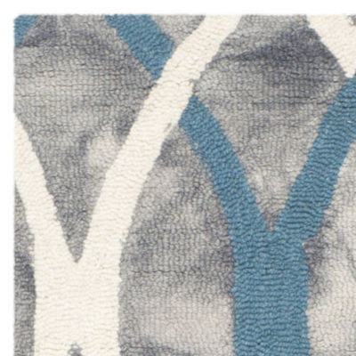 Safavieh Dip Dye Collection Harlan Geometric Runner Rug