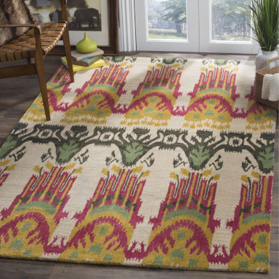 Safavieh Ikat Collection Euclid Geometric Area Rug