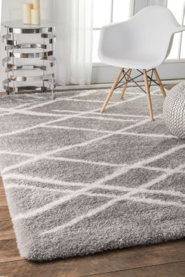 NuLoom Dupree Lattice Shag Area Rug