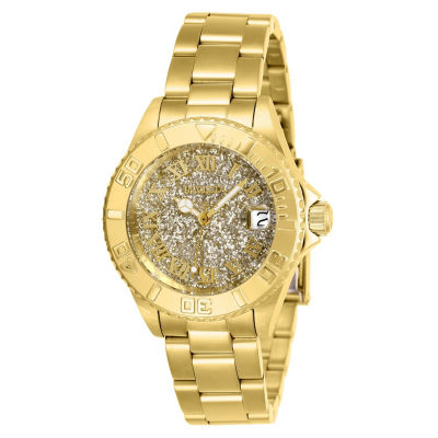 Invicta Womens Gold Tone Stainless Steel Bracelet Watch 26293