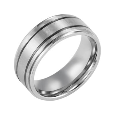  Stainless Steel Ring, Mens 9mm Band