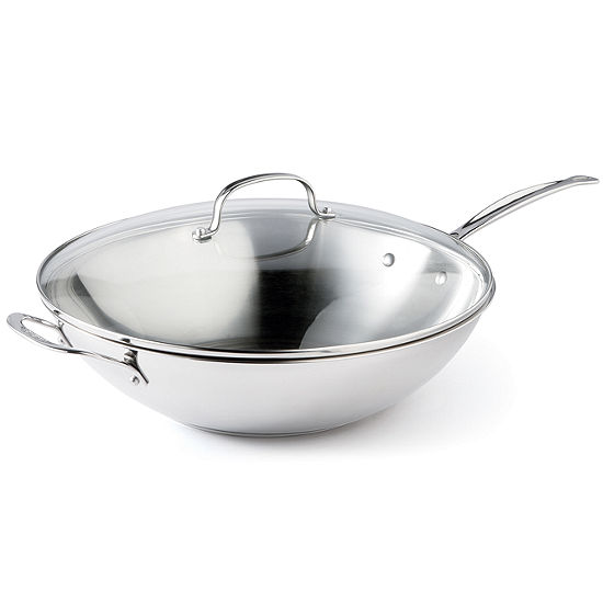 Cuisinart® 14" Stainless Steel Stir Fry Pan