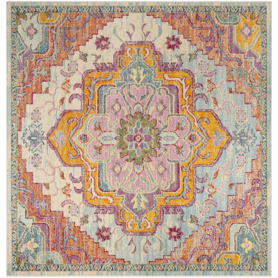 Safavieh Crystal Collection Jermaine Oriental Square Area Rug