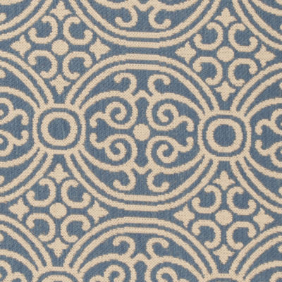 Safavieh Linden Collection Barnes Geometric Round Area Rug