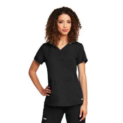 Barco® Grey's Anatomy™ 71166 Women's 2-Pocket V-Neck with Shirring Back Scrub Top