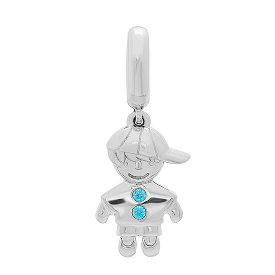 PS Personal Style Blue Cubic Zirconia Charm