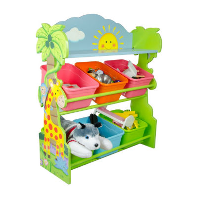 Fantasy Fields Sunny Safari Toy Organizer with Storage Bins