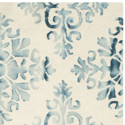 Safavieh Dip Dye Collection Durward Floral Square Area Rug
