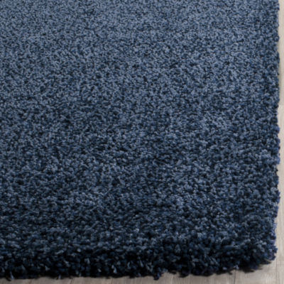 Safavieh Santa Monica Shag Collection Ainsley Solid Runner Rug