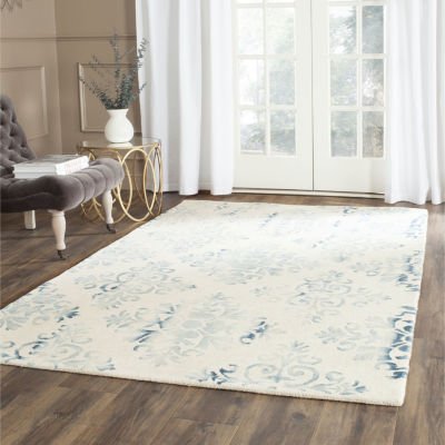 Safavieh Dip Dye Collection Durward Floral Square Area Rug