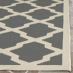 Safavieh Courtyard Collection Bailey Geometric Indoor/Outdoor Square Area Rug