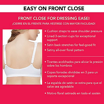 Just My Size Easy-On Front Close Wirefree Bra - 1107