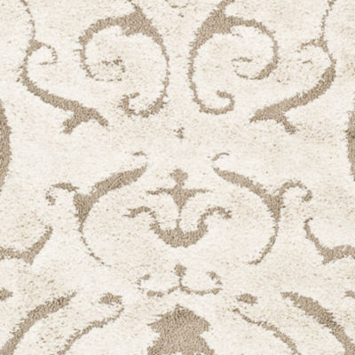 Safavieh Shag Collection Rosheen Damask Runner Rug