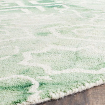 Safavieh Dip Dye Collection Venice Chevron Round Area Rug