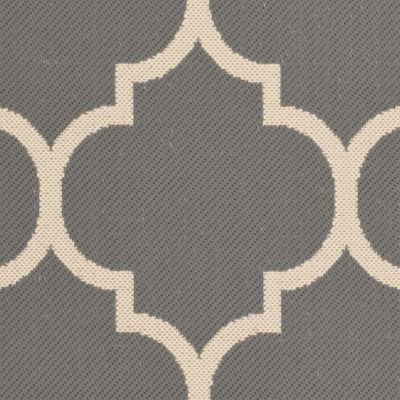Safavieh Courtyard Collection Amias Geometric Indoor/Outdoor Square Area Rug