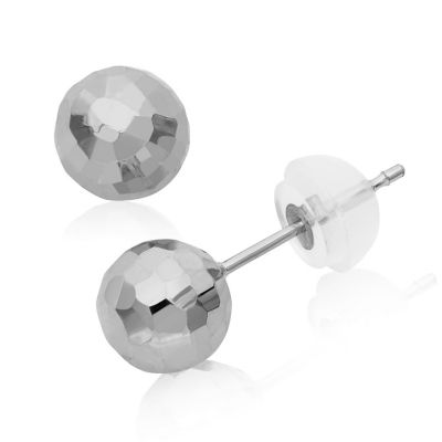 14K Gold 6mm Ball Stud Earrings