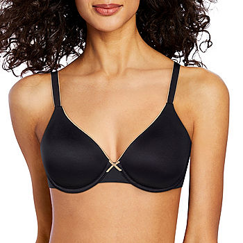 Bali Women's One Smooth U Posture Boost w/EverSmooth Back Underwire Bra,  Black, 36C at  Women's Clothing store