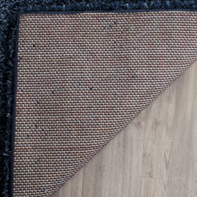 Safavieh Santa Monica Shag Collection Ainsley Solid Runner Rug