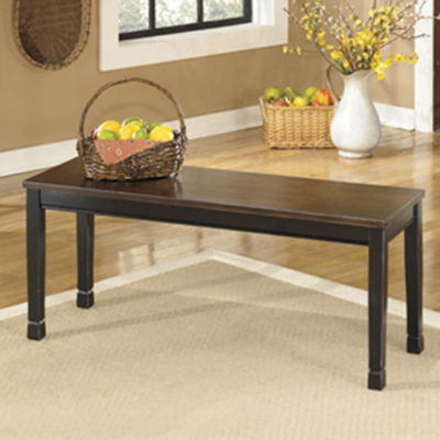 Signature Design by Ashley® Owingsville Dining Bench, Color Black